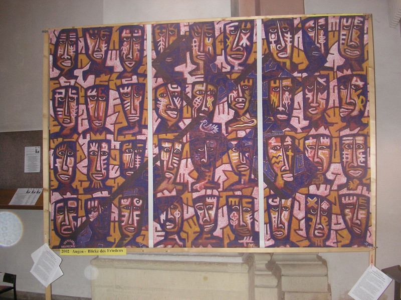 Misereor-Hungertuch 2002 „Augen – Blicke des Friedens“