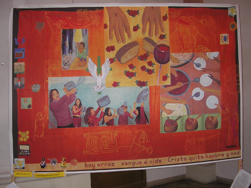 Misereor-Hungertuch 2004 aus Brasilien