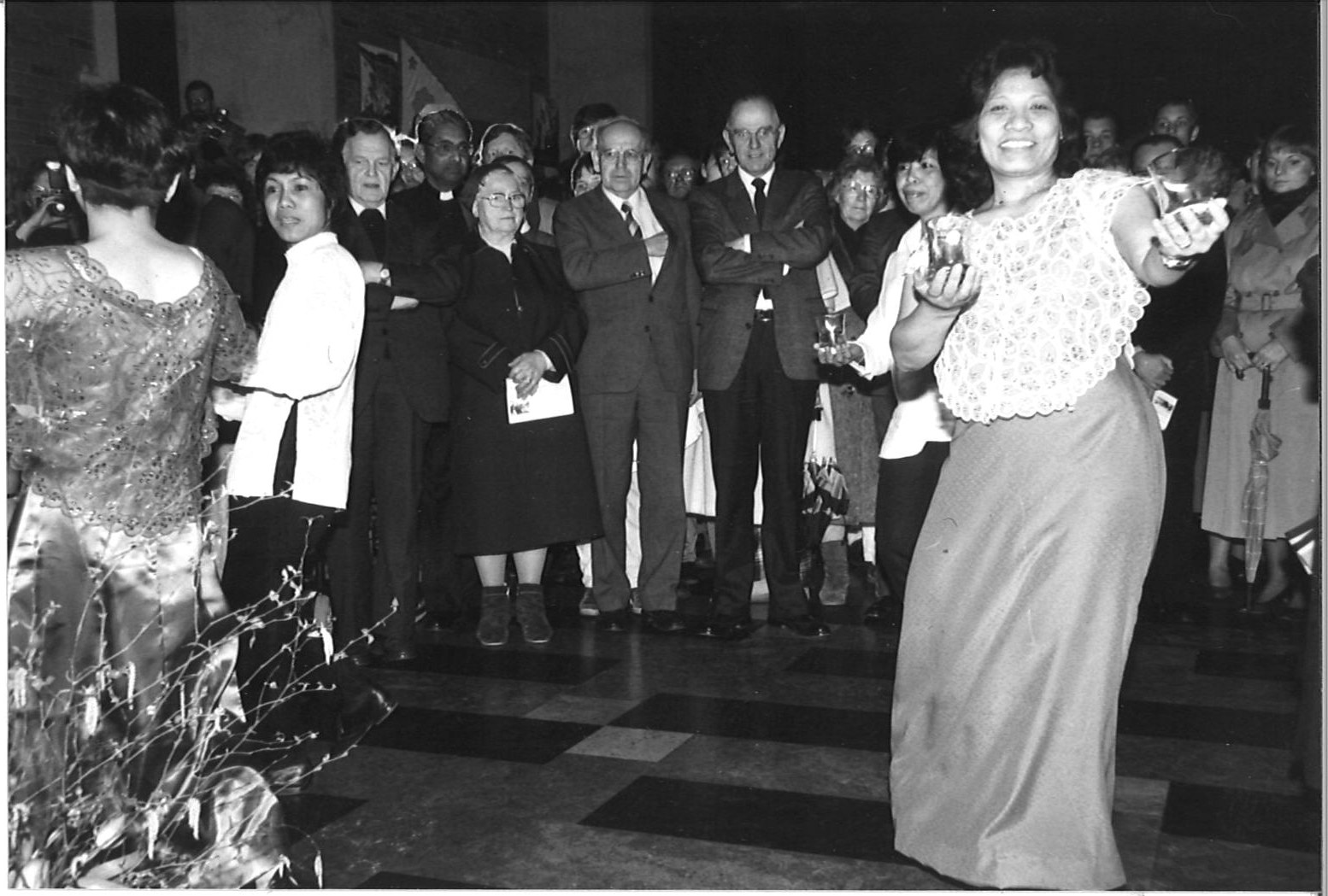 Tanz zur Ausstellungseröffnung, Bürgerhalle Münster 1987